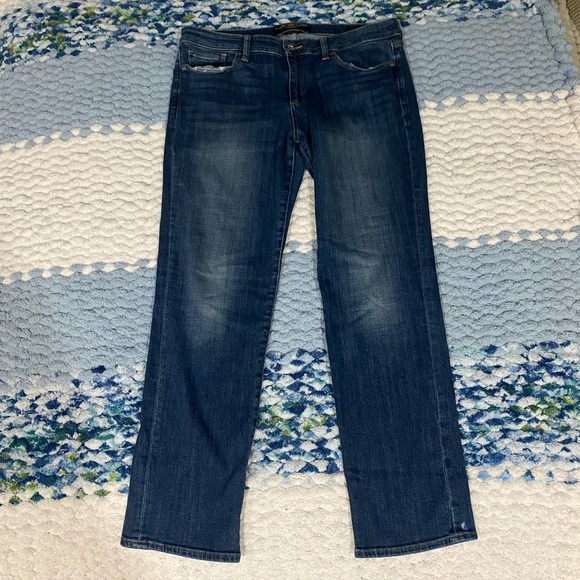 Lucky Brand Blue Straight Jeans Versatile Everyday Wear- Women’s 14/32 - Picture 1 of 13